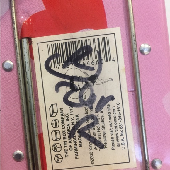 The tin company Betty Boop lunch box collectible - Picture 2 of 8